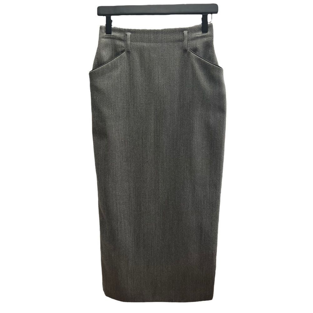 Vintage Ralph Lauren LRL | Wool Maxi Pencil Skirt
